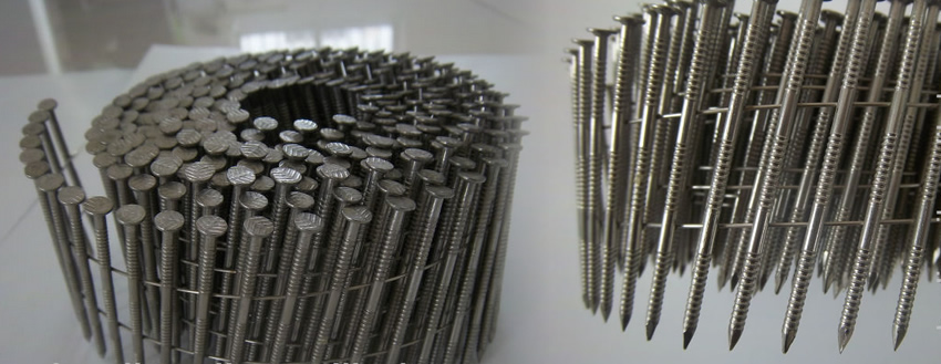 Stainless Steel Wire Nails, Screws and Fasteners: Concrete Nails, Collated  and Special Nails